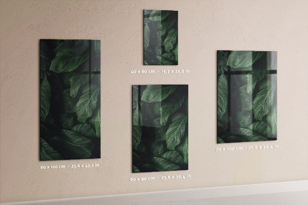Memobord van glas met print inclusief neodymium magneten Plan je taken en aankopen in stijl.