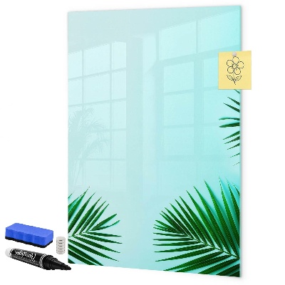 Memobord van glas met print inclusief neodymium magneten Creatief moodboard voor foto's en notities