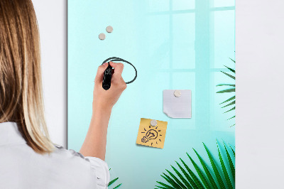 Memobord van glas met print inclusief neodymium magneten Creatief moodboard voor foto's en notities