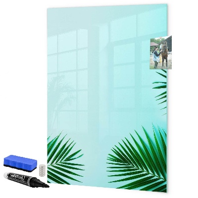 Memobord van glas met print inclusief neodymium magneten Creatief moodboard voor foto's en notities