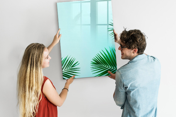 Memobord van glas met print inclusief neodymium magneten Creatief moodboard voor foto's en notities