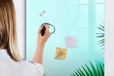 Memobord van glas met print inclusief neodymium magneten Creatief moodboard voor foto's en notities