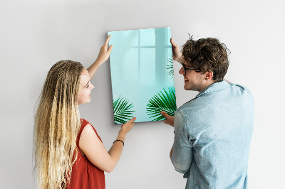 Memobord van glas met print inclusief neodymium magneten Creatief moodboard voor foto's en notities