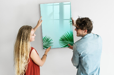 Memobord van glas met print inclusief neodymium magneten Creatief moodboard voor foto's en notities