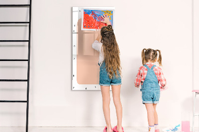Decoratief glazen wandbord beschrijfbaar en magnetisch Planning- en notitiebord