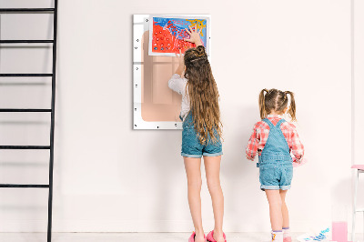Decoratief glazen wandbord beschrijfbaar en magnetisch Planning- en notitiebord