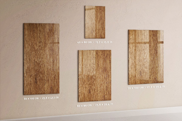 Memobord van glas met print inclusief neodymium magneten Plannen maken met plezier en creativiteit