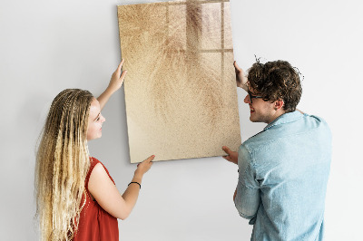 Memobord van glas met print inclusief neodymium magneten Bord voor foto's en notities
