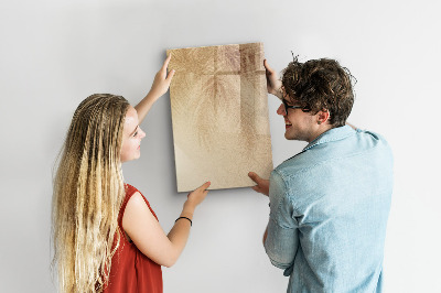 Memobord van glas met print inclusief neodymium magneten Bord voor foto's en notities