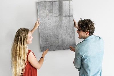 Memobord van glas met print inclusief neodymium magneten Modern prikbord voor notities en foto's