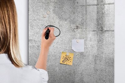 Memobord van glas met print inclusief neodymium magneten Modern prikbord voor notities en foto's