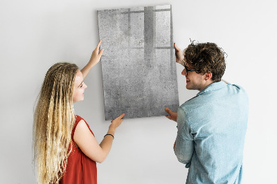Memobord van glas met print inclusief neodymium magneten Modern prikbord voor notities en foto's