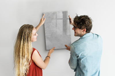 Decoratief glazen wandbord beschrijfbaar en magnetisch Een ruimte voor het delen van herinneringen en notities.