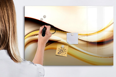 Decoratief glazen wandbord beschrijfbaar en magnetisch Een moderne ruimte voor het presenteren van foto's