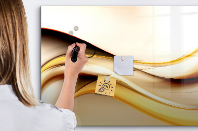 Decoratief glazen wandbord beschrijfbaar en magnetisch Een moderne ruimte voor het presenteren van foto's