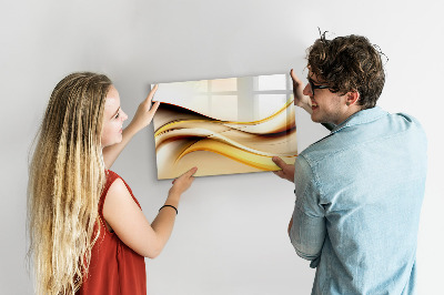 Decoratief glazen wandbord beschrijfbaar en magnetisch Een moderne ruimte voor het presenteren van foto's