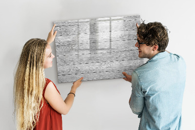 Decoratief glazen wandbord beschrijfbaar en magnetisch Stijlvol bord voor foto's en notities