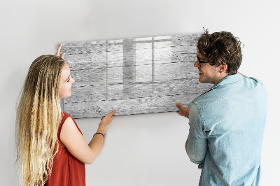 Decoratief glazen wandbord beschrijfbaar en magnetisch Stijlvol bord voor foto's en notities