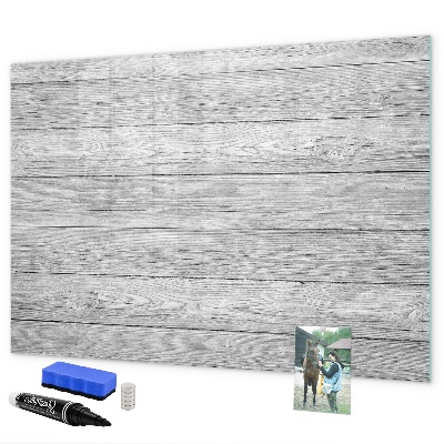 Decoratief glazen wandbord beschrijfbaar en magnetisch Stijlvol bord voor foto's en notities