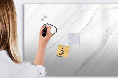 Memobord van glas met print inclusief neodymium magneten Een prikbord voor het presenteren van herinneringen en foto's