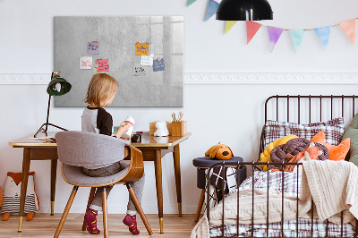 Decoratief glazen wandbord beschrijfbaar en magnetisch Notitie- en fotobord