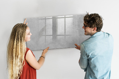 Decoratief glazen wandbord beschrijfbaar en magnetisch Notitie- en fotobord