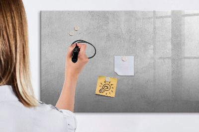 Decoratief glazen wandbord beschrijfbaar en magnetisch Notitie- en fotobord