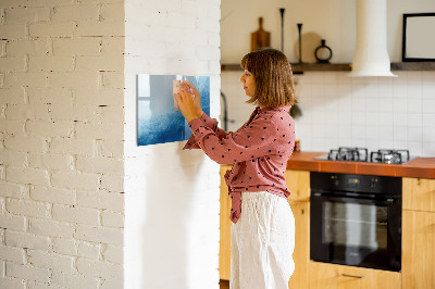 Decoratief glazen wandbord beschrijfbaar en magnetisch Een plek voor creatieve herinneringen en notities
