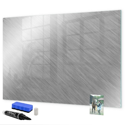 Memobord van glas met print inclusief neodymium magneten Magnetisch bord voor foto's en notities