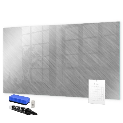 Memobord van glas met print inclusief neodymium magneten Magnetisch bord voor foto's en notities
