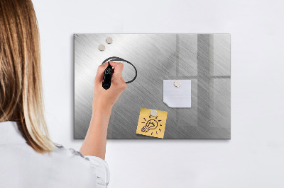 Memobord van glas met print inclusief neodymium magneten Magnetisch bord voor foto's en notities