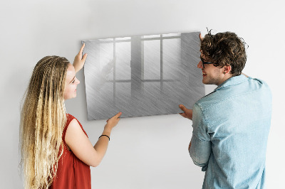 Memobord van glas met print inclusief neodymium magneten Magnetisch bord voor foto's en notities