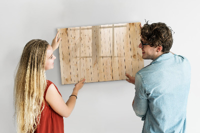 Memobord van glas met print inclusief neodymium magneten Bord voor foto's en notities