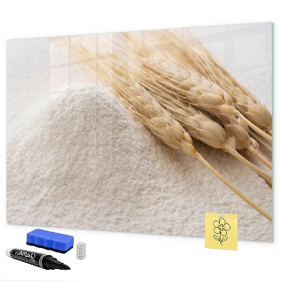 Decoratief glazen wandbord beschrijfbaar en magnetisch Magnetisch bord voor foto's en notities