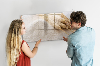 Decoratief glazen wandbord beschrijfbaar en magnetisch Magnetisch bord voor foto's en notities