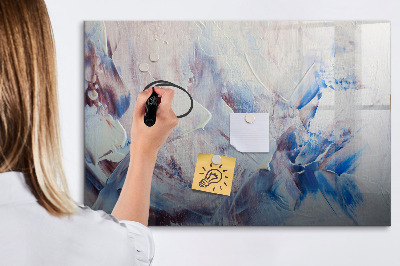 Decoratief glazen wandbord beschrijfbaar en magnetisch Creatief fotopresentatiebord