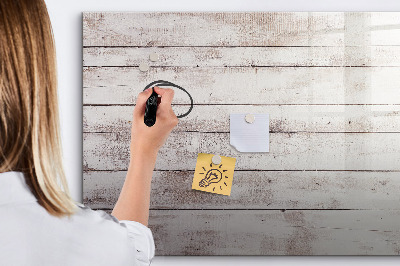 Memobord van glas met print inclusief neodymium magneten Bord voor foto's en notities