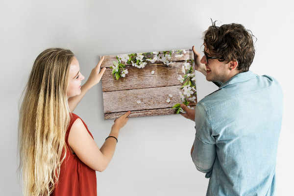 Decoratief glazen wandbord beschrijfbaar en magnetisch Creatief moodboard voor foto's en notities