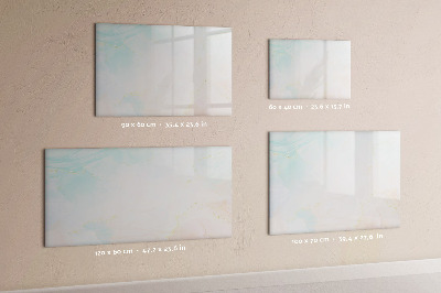 Memobord van glas met print inclusief neodymium magneten Een kleurrijk bord voor het presenteren van foto's