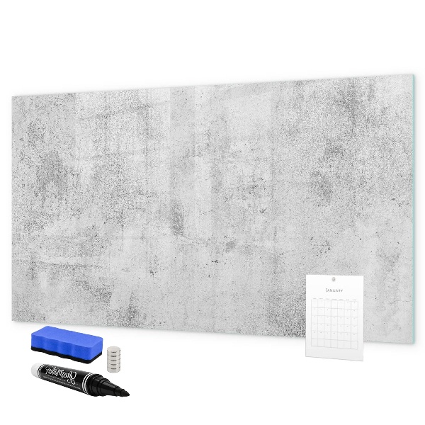 Memobord van glas met print inclusief neodymium magneten Een knusse plek voor herinneringen en aantekeningen.