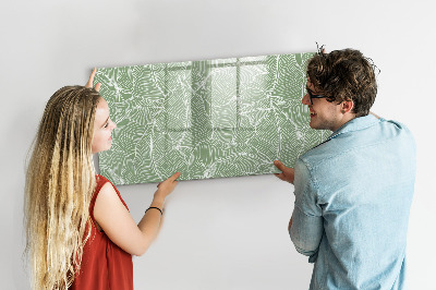 Memobord van glas met print inclusief neodymium magneten Stijlvol fotoprikbord
