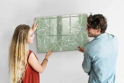 Memobord van glas met print inclusief neodymium magneten Stijlvol fotoprikbord