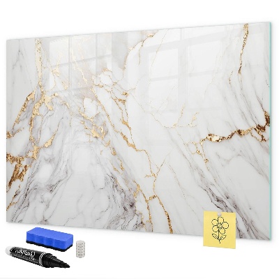 Decoratief glazen wandbord beschrijfbaar en magnetisch Stijlvol bord voor foto's en notities