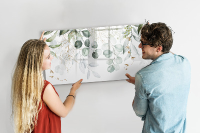 Memobord van glas met print inclusief neodymium magneten Stijlvol bord voor foto's en notities