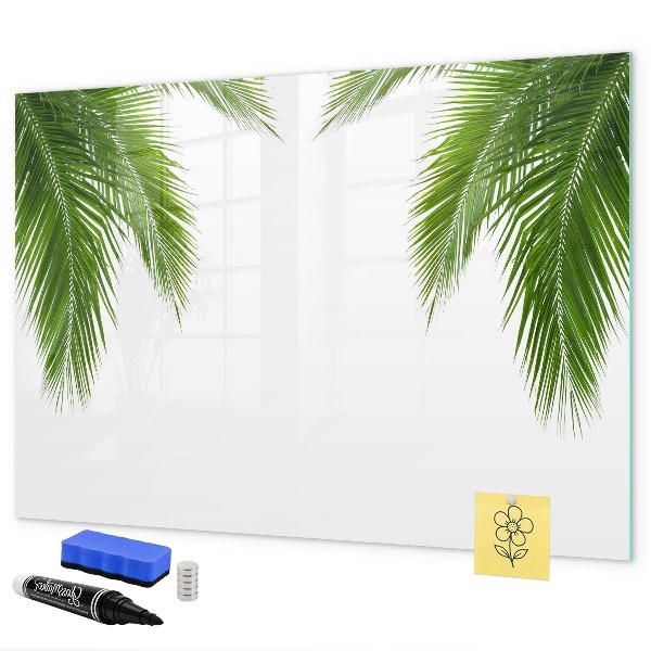 Fotobord met een palmmotief