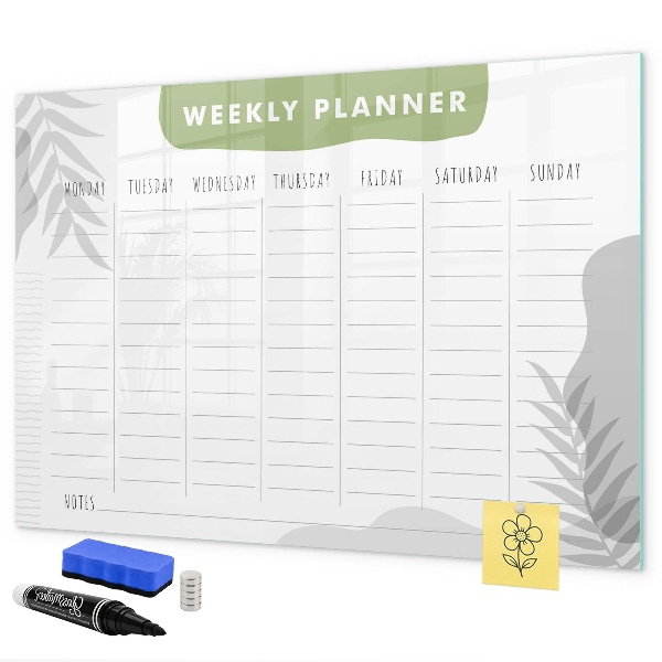 Weekplanner met ruimte voor foto's