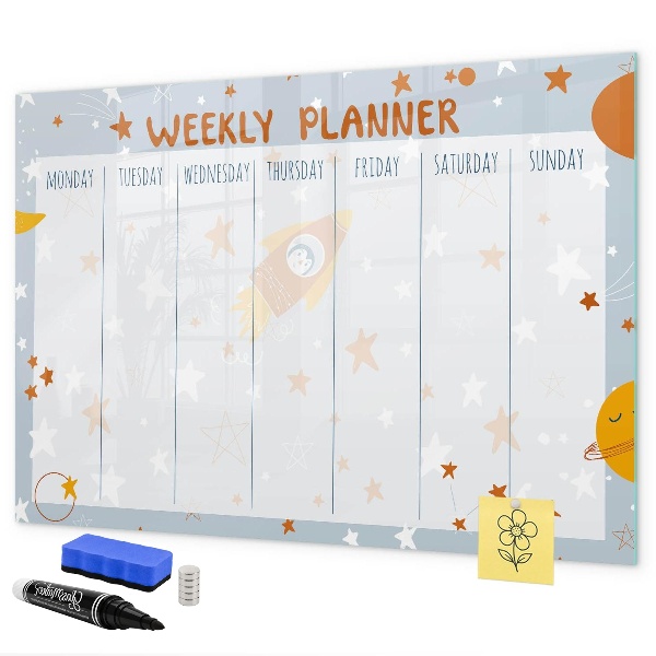 Weekplanner met ruimte voor foto's
