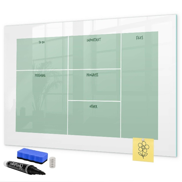 Agenda met notities en foto's