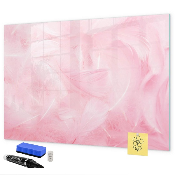 Roze prikbord voor notities en foto's