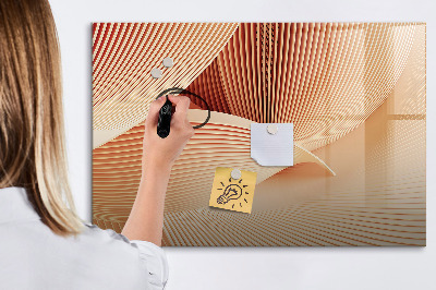 Decoratief glazen wandbord beschrijfbaar en magnetisch Modern fotodisplaybord